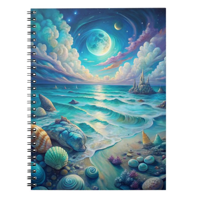 Beach Scene  Notebook (Front)