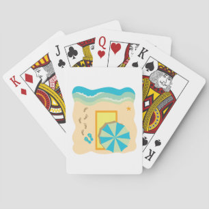 Beach Scene Playing Cards