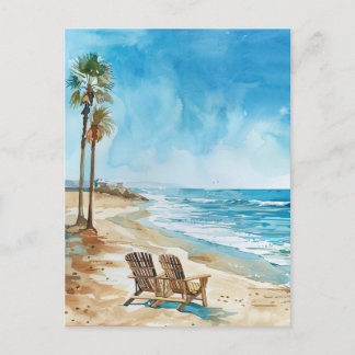 Beach Scene Postcard