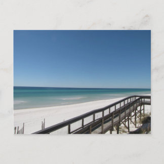 beach scene postcard