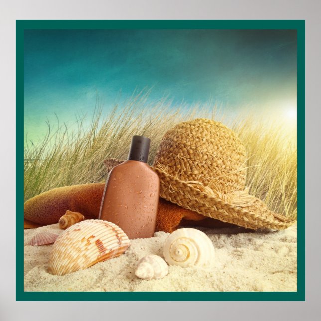 Beach Scene Poster (Front)