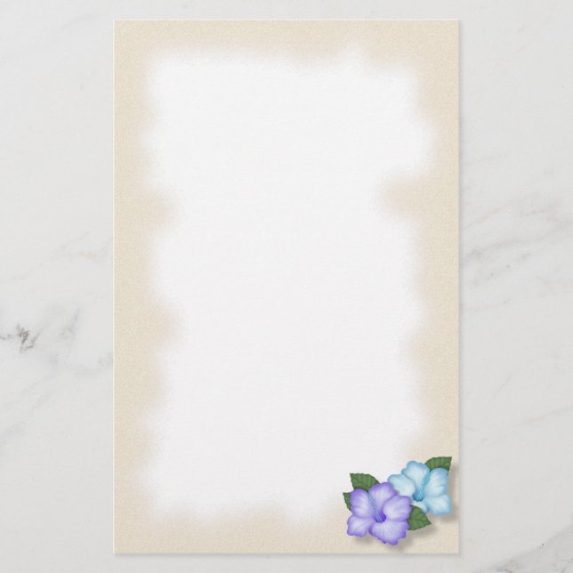 Beach Scene Stationery (Front)