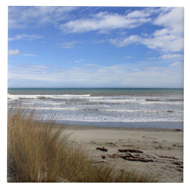 Beach scene tile (Front)