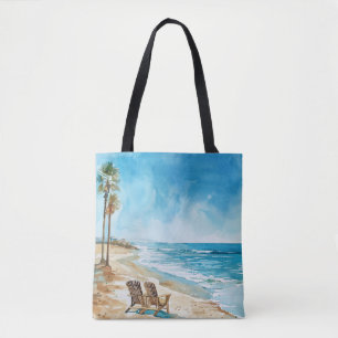 Beach Scene Tote Bag