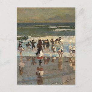 Beach Scene - Winslow Homer Postcard