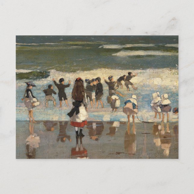 Beach Scene - Winslow Homer Postcard (Front)