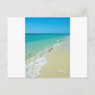 Beach scenery postcard