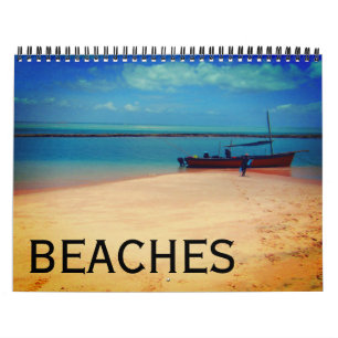 beach scenes 2026 calendar