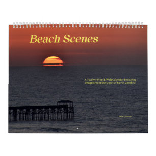 Beach Scenes of North Carolina Calendar