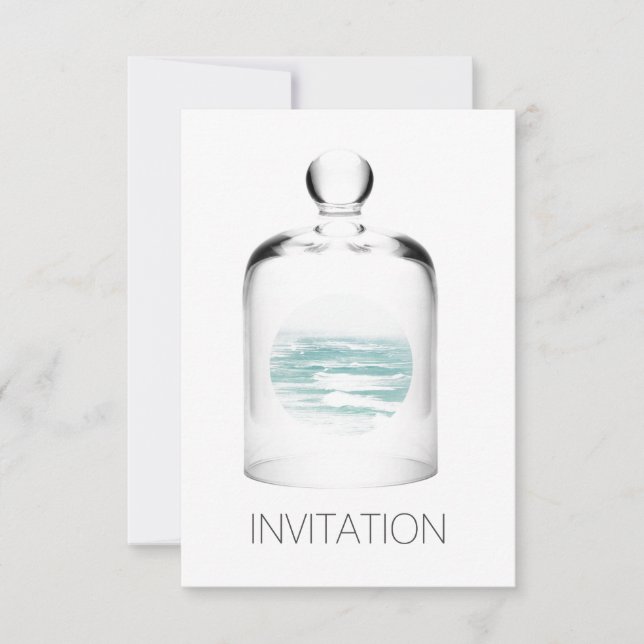 Beach Sea Ocean Club Party Vip Invitation (Front)