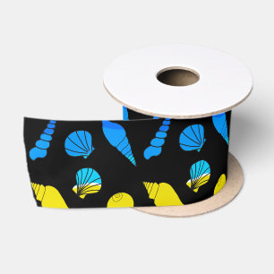 Beach Sea Shell Satin Ribbon