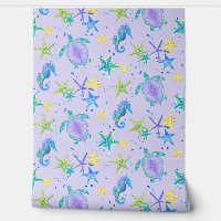 Beach Sea Turtle Lavender Starfish Seahorse Baby