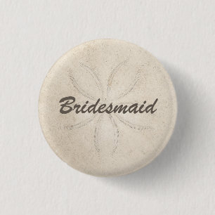 Beach Serenity Bridesmaid Button