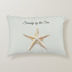Beach Serenity by the Sea Starfish Decorative Cushion