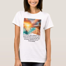 “Beach Serenity Quote T-Shirt”