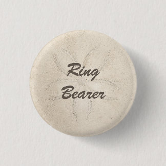 Beach Serenity Ring Bearer Button