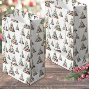 Beach Shell Christmas Tree Small Gift Bag