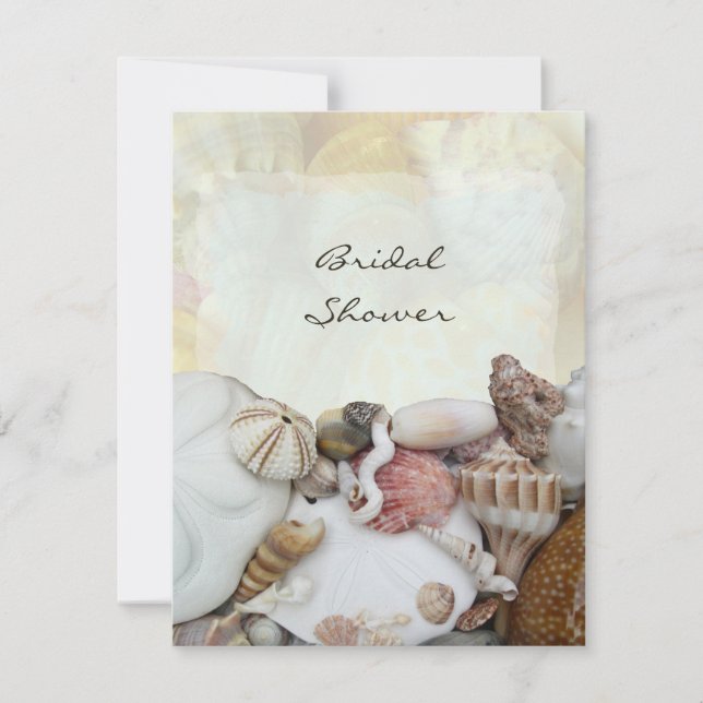 Beach Shells Bridal Shower Invitation (Front)