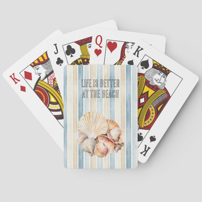 Beach Shells Playing Cards (Back)