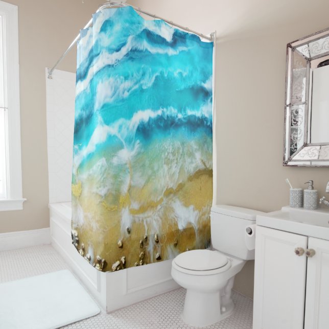 Beach Shower Curtain (In Situ)