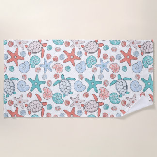 Beach Shower Curtain Towel