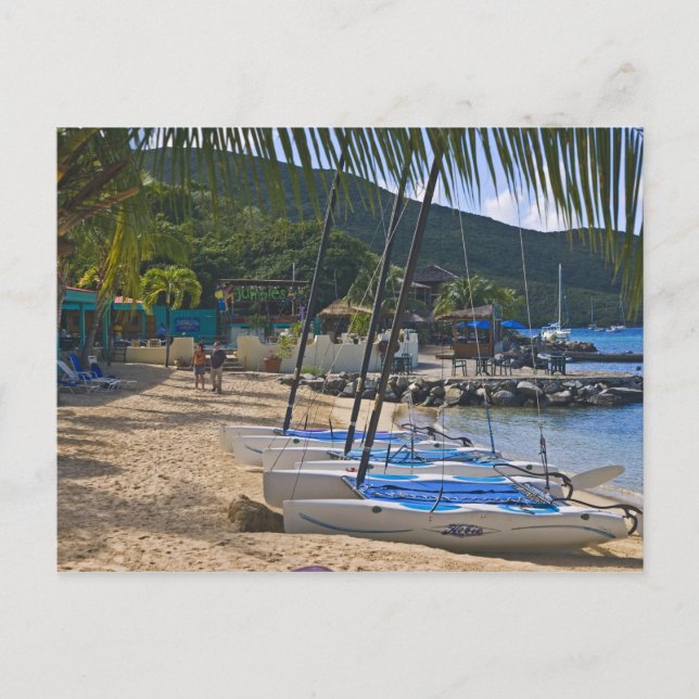 Beach side at Leverick Bay Resort & Marina, Postcard (Front)