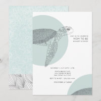 Beach Side Turtle Baby Shower | Baby Boy