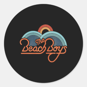 Beach Simple Sun Classic Round Sticker