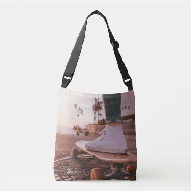 beach skating crossbody bag (Front)