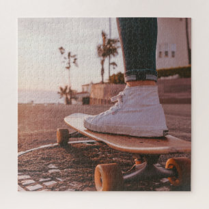 beach skating jigsaw puzzle