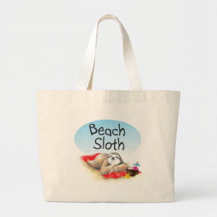 Beach Sloth Tote