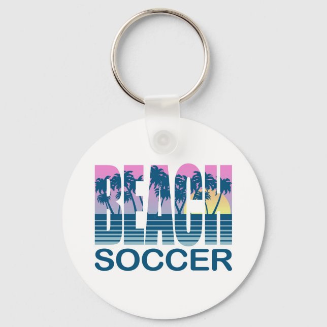 Beach Soccer Key Ring (Front)