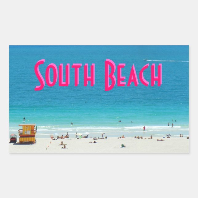 ~Beach~ SOUTH BEACH STICKER (Front)