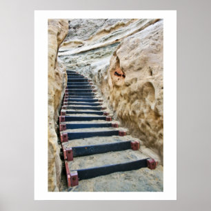 Beach Stairway Vertical Poster