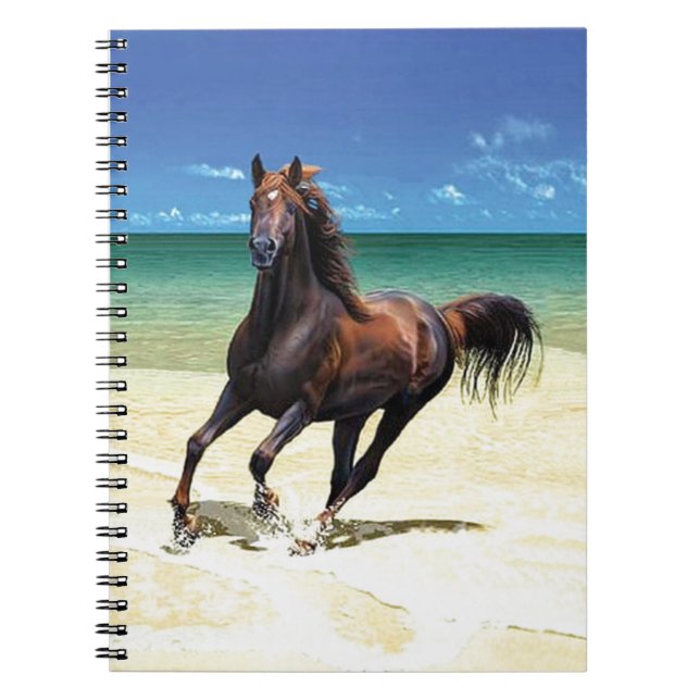 Beach Stallion Notebook (Front)