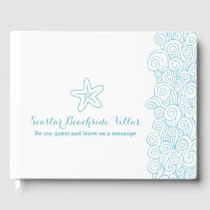 Beach starfish property letting guest book