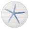 Beach Starfish Shell Modern Blue White Barn Wood