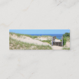 Beach Steps Mini Business Card