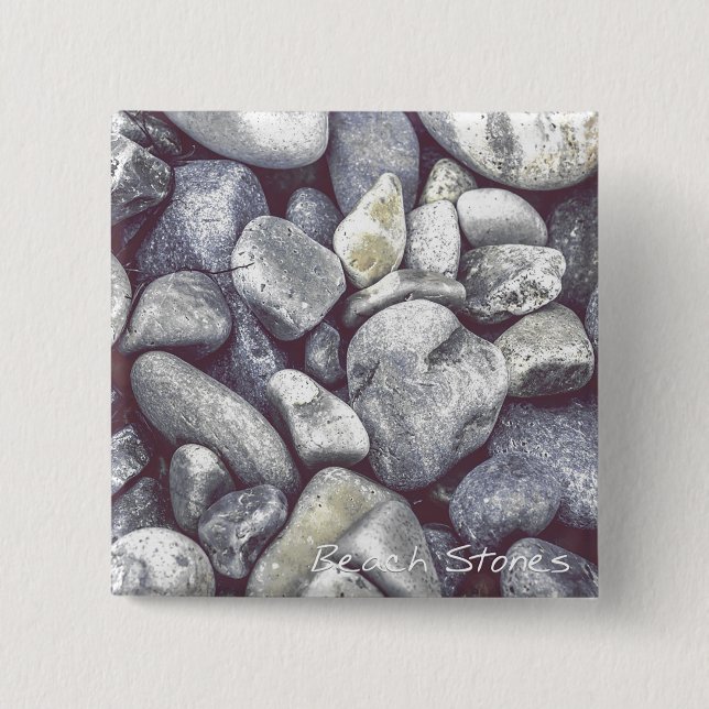 Beach Stones Button (Front)
