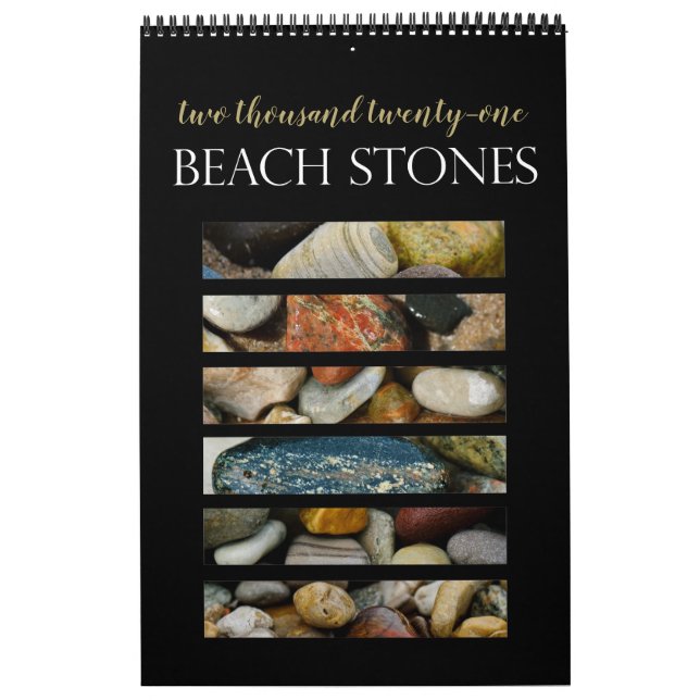 Beach Stones of Lake Michigan Calendar (Cover)