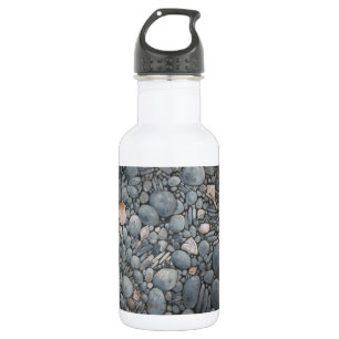 Beach Stones Shells Pebbles Rocks Painting Art 532 Ml Water Bottle
