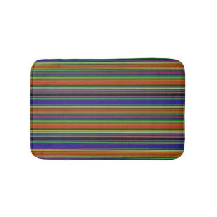 Beach Stripes Bath Mat