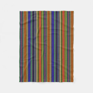 Beach Stripes Fleece Blanket