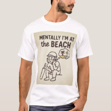 Beach style design t-shirt