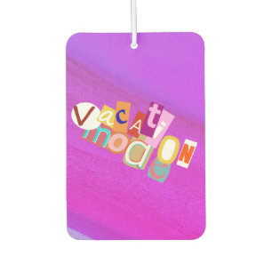 Beach Style Retro Vacay Mode Car Air Freshener