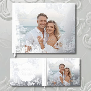 Beach Summer Foil Guestbook Elegant Guest Books