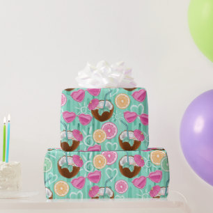 Beach Summer Pattern  Wrapping Paper