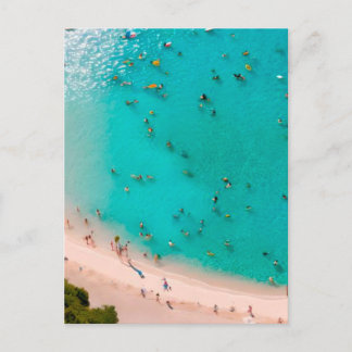 Beach summer postcard