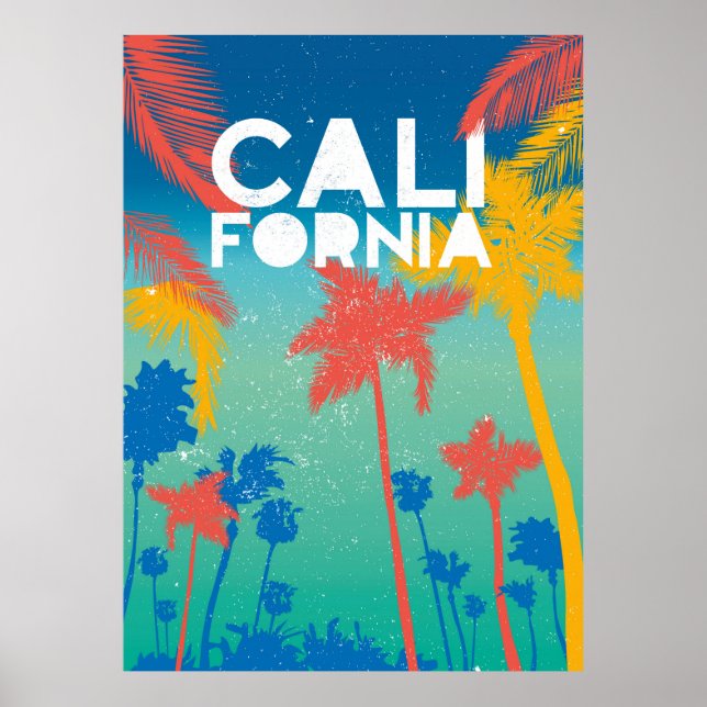 Beach Summer Theme California Poster art (Front)