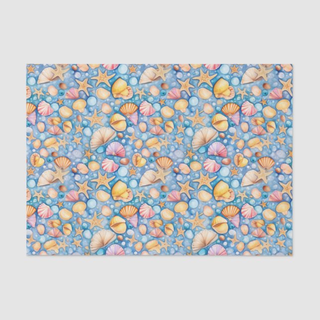 Beach Summer Tissue Paper (Front)